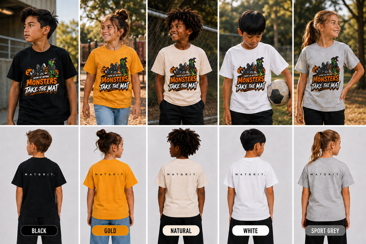 MATGRIT™ | Monsters Take the Mat Youth Tee