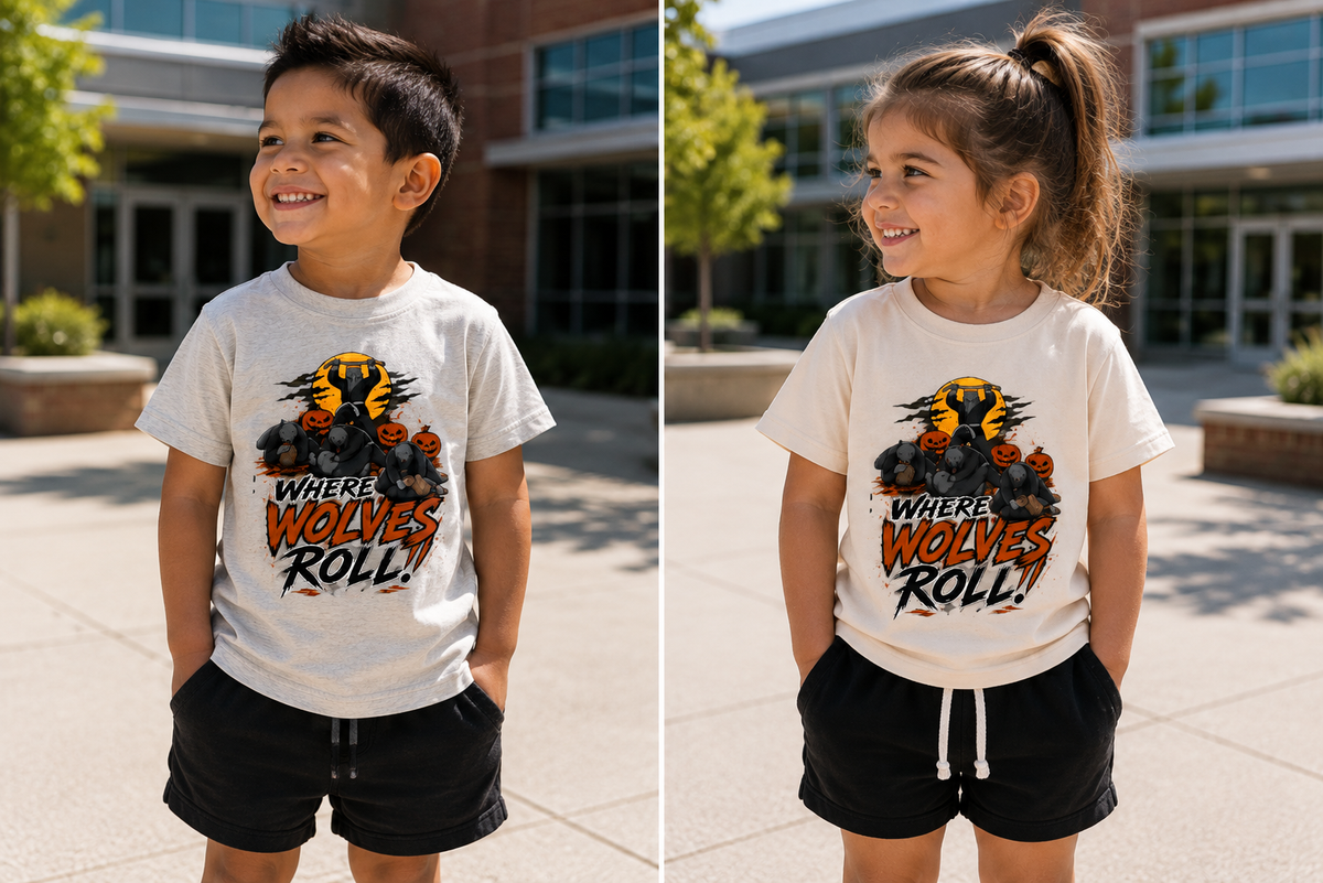 MATGRIT™ | Where Wolves Roll – Kids Tee