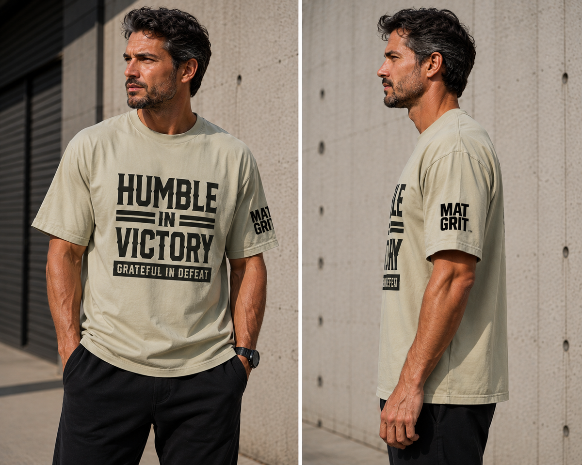 MATGRIT™ | Humble in Victory Oversized Tee
