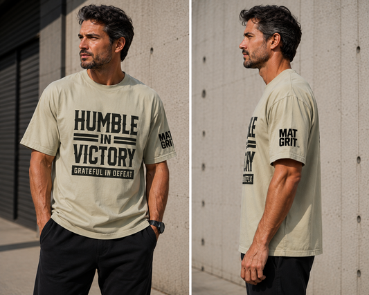 MATGRIT™ | Humble in Victory Oversized Tee