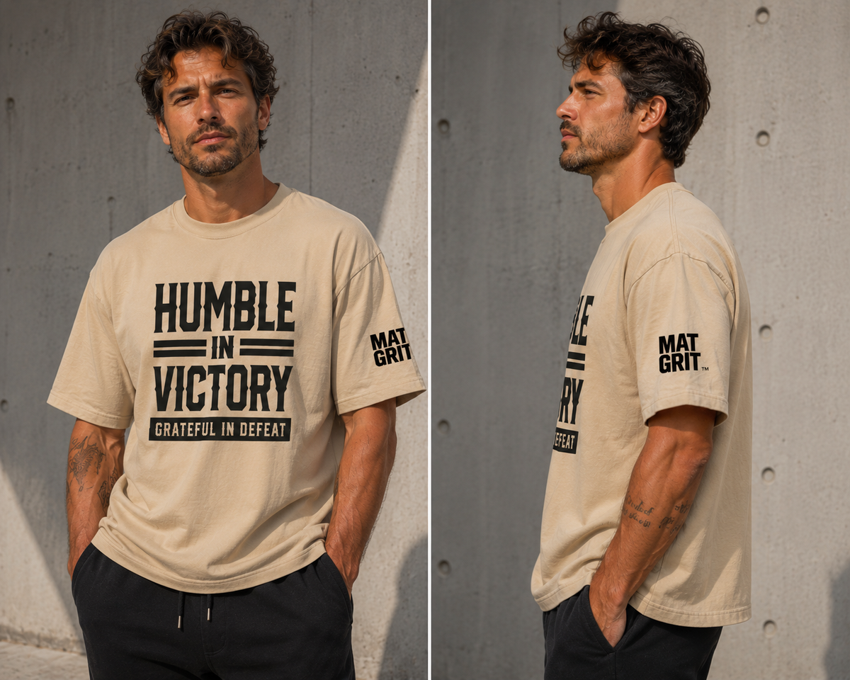 MATGRIT™ | Humble in Victory Oversized Tee