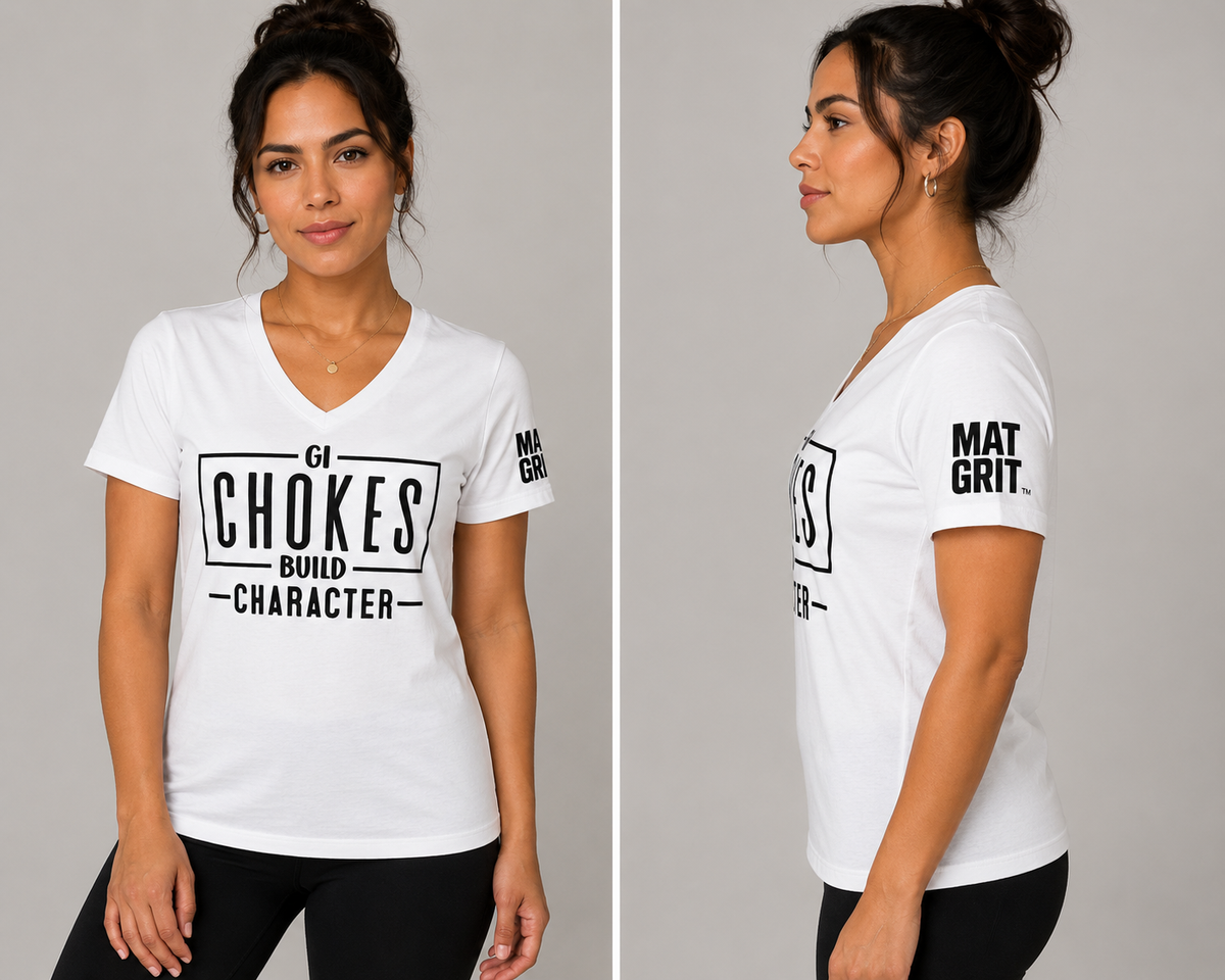 MATGRIT™ | Build Character Women’s V-Neck Tee