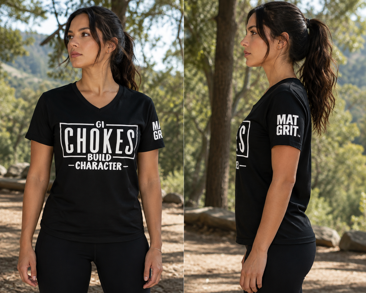MATGRIT™ | Build Character Women’s V-Neck Tee