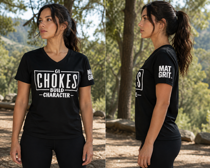 MATGRIT™ | Build Character Women’s V-Neck Tee