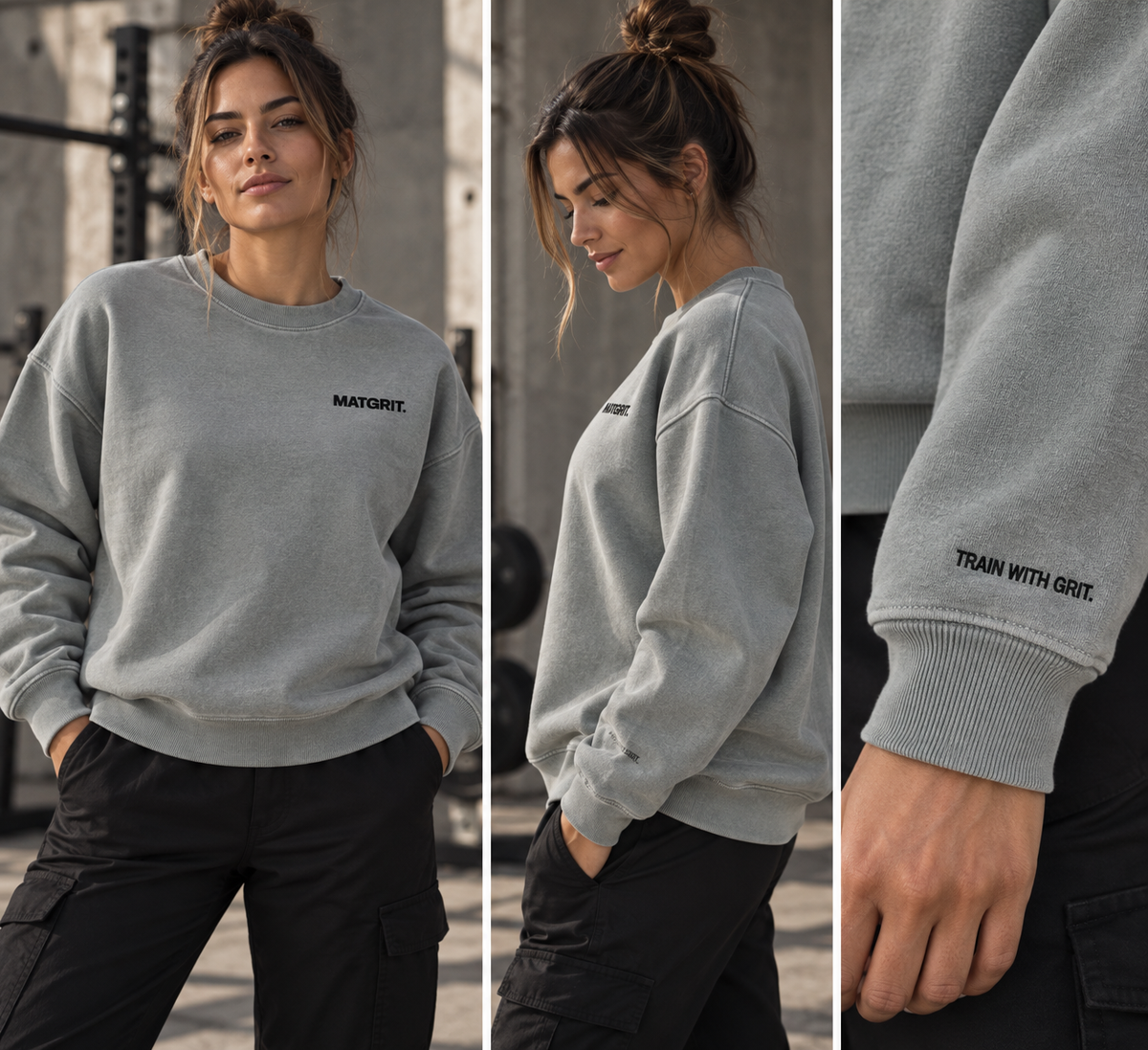 MATGRIT™ | Women’s Vintage Embroidered Crewneck