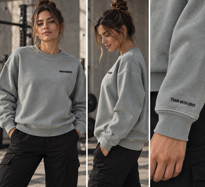 MATGRIT™ | Women’s Vintage Embroidered Crewneck