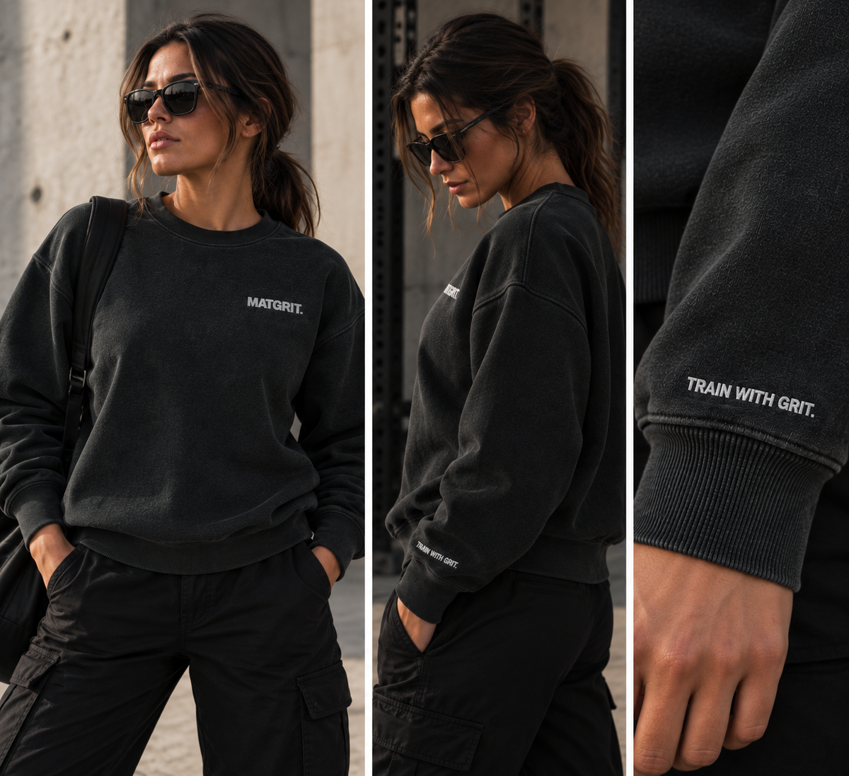 MATGRIT™ | Women’s Vintage Embroidered Crewneck