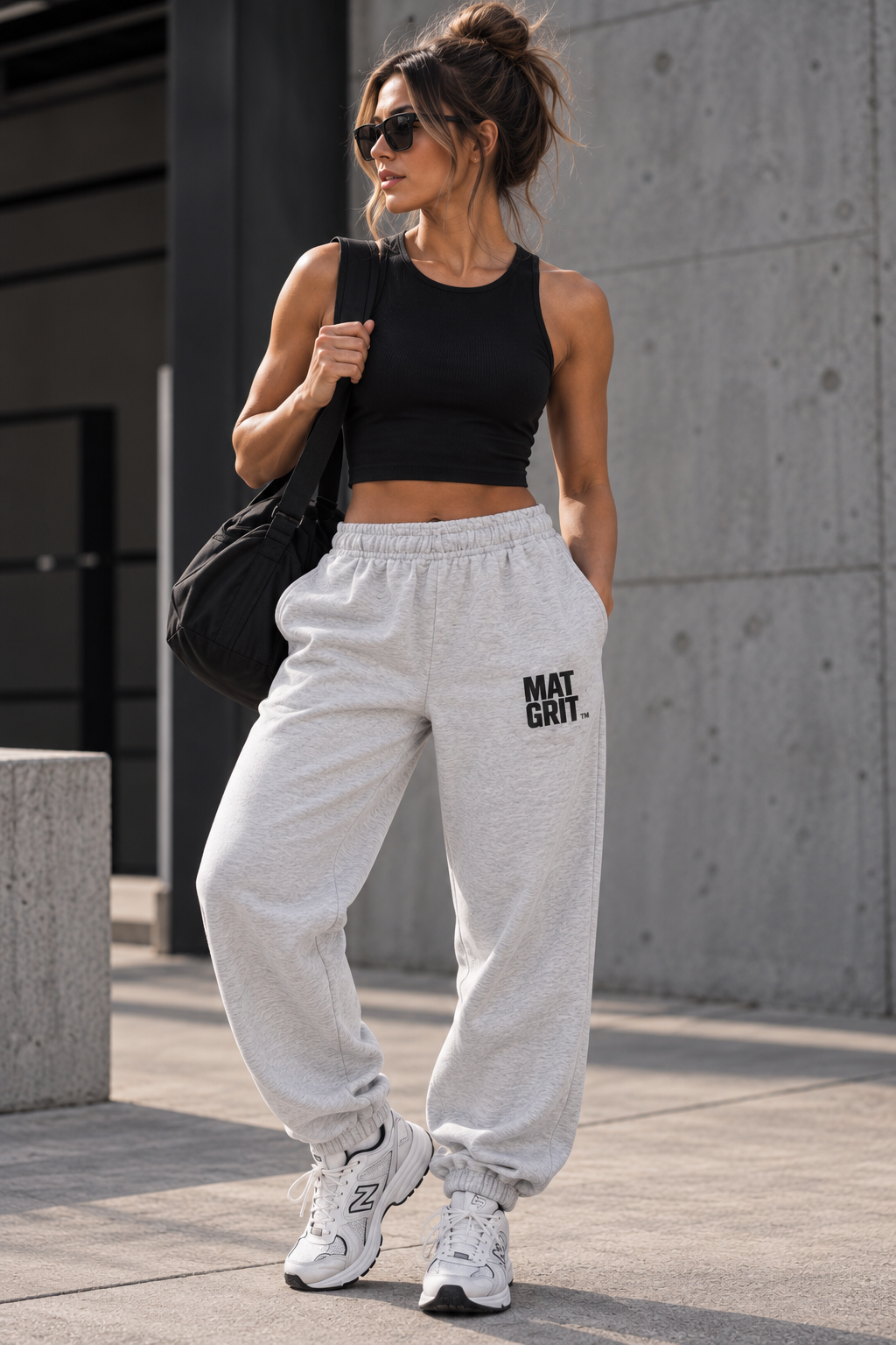 MATGRIT™ | Women’s Heavyweight Embroidered Sweatpants