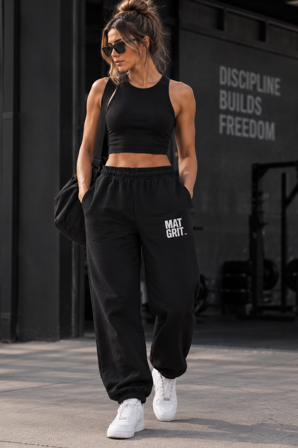 MATGRIT™ | Women’s Heavyweight Embroidered Sweatpants