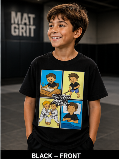 MATGRIT™ | School. Chores. Train. Repeat. Youth Tee