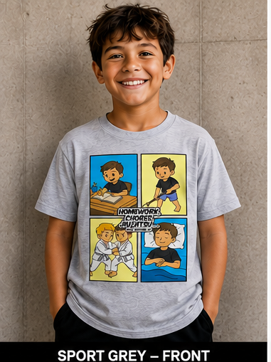 MATGRIT™ | School. Chores. Train. Repeat. Youth Tee